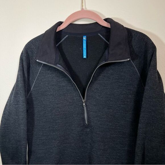 Kuhl Women’s Dark Gray Wool Blend Quarter Zip Medium - Picture 2 of 12